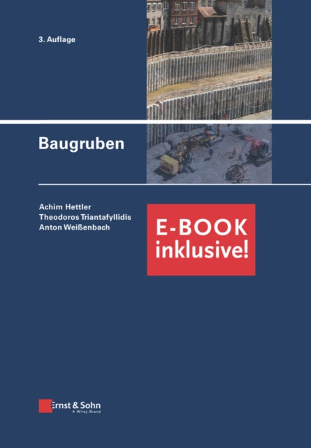 Book cover of: Baugruben 3e - (inkl. E-Book als PDF). By: Achim Hettler