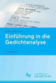 Book cover of: Einfuhrung in die Gedichtanalyse. By: Dieter Burdorf