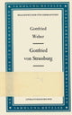 Book cover of: Gottfried von Strassburg. By: Gottfried Weber