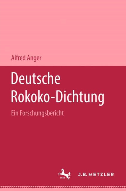 Book cover of: Deutsche Rokoko-Dichtung. By: Alfred Anger