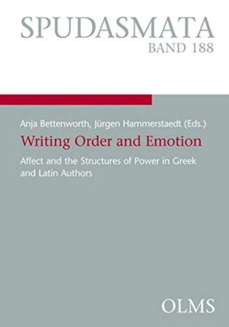 Book cover of: Writing Order and Emotion. By: Anja Bettenworth
