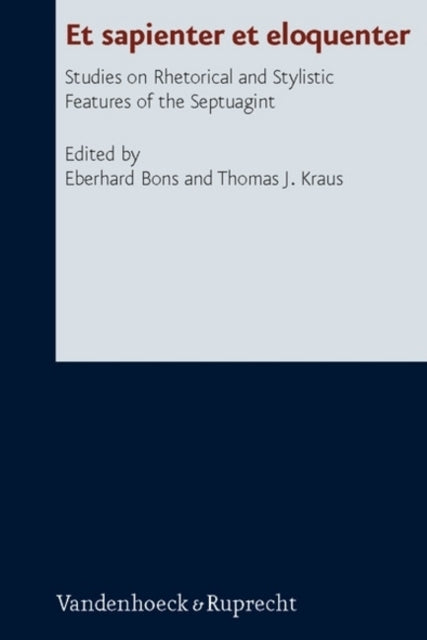 Book cover of: Et Sapienter et Eloquenter. By: Eberhard Bons