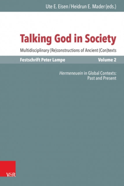 Book cover of: Talking God in Society. By: Ute E. Eisen