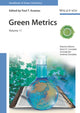 Book cover of: Green Metrics, Volume 11. By: Paul T. Anastas