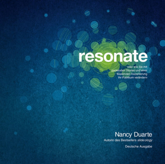 Book cover of: resonate. By: Nancy Duarte