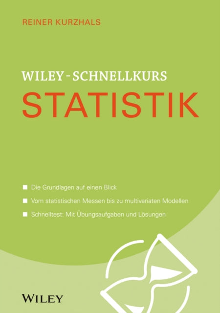 Book cover of: Wiley-Schnellkurs Statistik. By: Reiner Kurzhals