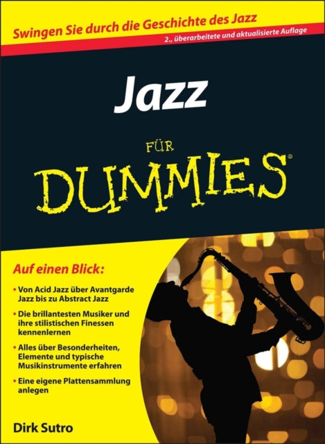 Book cover of: Jazz fur Dummies. By: Dirk Sutro