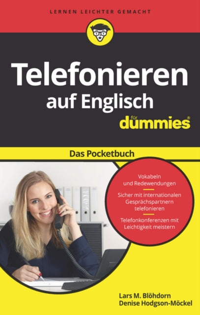 Book cover of: Telefonieren auf Englisch fur Dummies Das Pocketbuch. By: Lars M. Blöhdorn