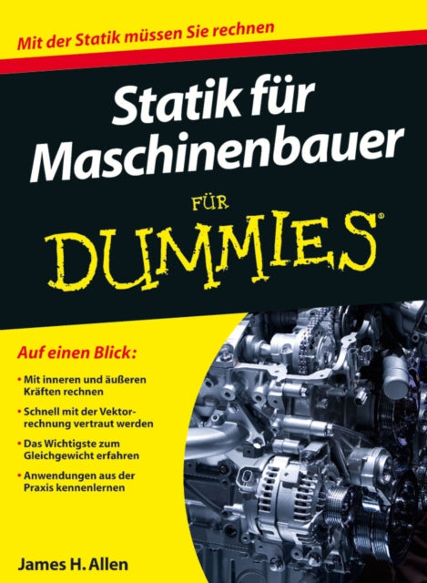 Book cover of: Statik fur Maschinenbauer fur Dummies