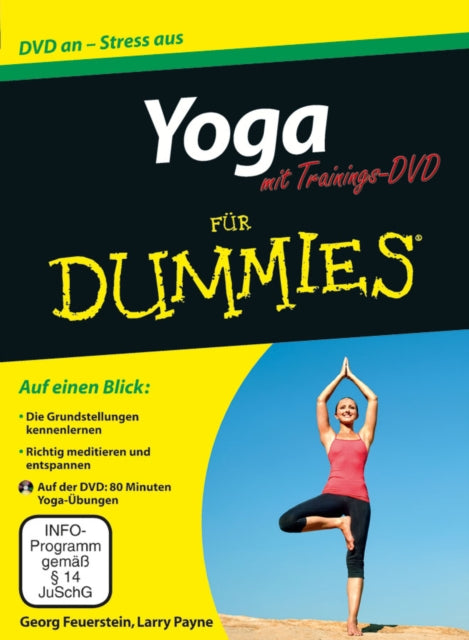 Book cover of: Yoga fur Dummies mit Video-DVD. By: Georg Feuerstein