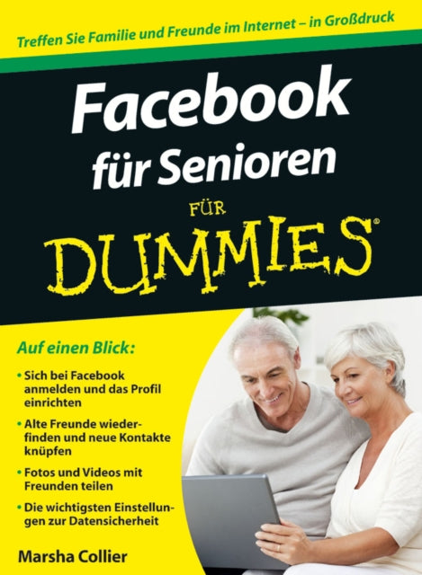 Book cover of: Facebook fur Senioren fur Dummies. By: Marsha Collier