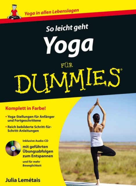 Book cover of: So leicht geht Yoga fur Dummies. By: Julia Lem&Atilde;&copy;tais