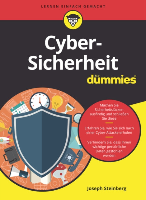 Book cover of: Cyber-Sicherheit fur Dummies. By: Steinberg, Joseph