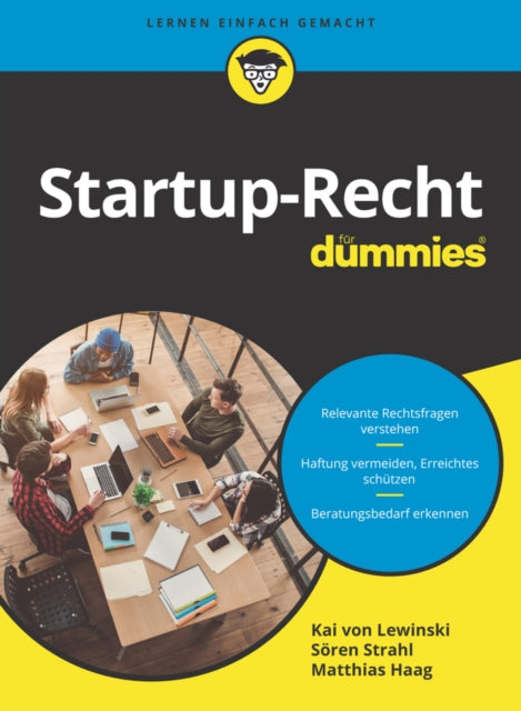 Book cover of: Startup-Recht fur Dummies. By: Kai von Lewinski