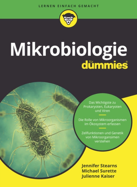 Book cover of: Mikrobiologie fur Dummies. By: Jennifer Stearns