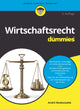 Book cover of: Wirtschaftsrecht fur Dummies. By: André Niedostadek