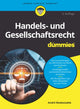 Book cover of: Handels- und Gesellschaftsrecht fur Dummies. By: André Niedostadek