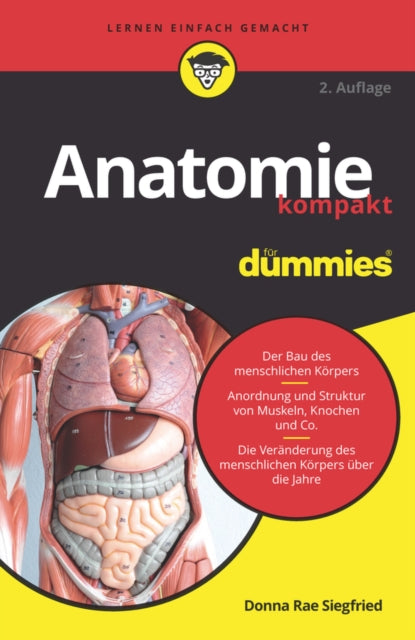 Book cover of: Anatomie kompakt fur Dummies. By: Donna Rae Siegfried