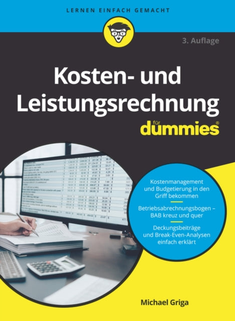 Book cover of: Kosten- und Leistungsrechnung fur Dummies. By: M. Griga