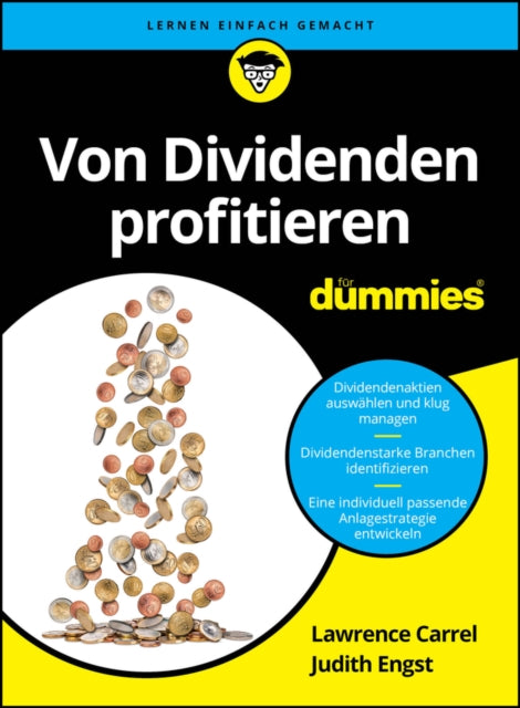 Book cover of: Von Dividenden profitieren fur Dummies. By: Lawrence Carrel