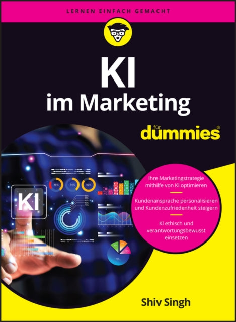 Book cover of: KI im Marketing fur Dummies. By: S. Singh