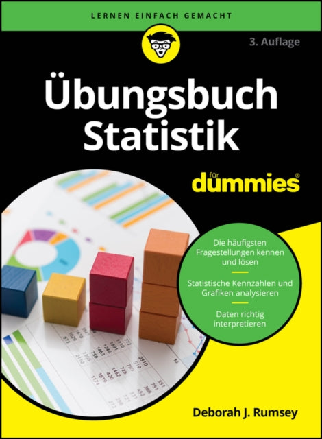 Book cover of: Ubungsbuch Statistik fur Dummies. By: D. J. Rumsey