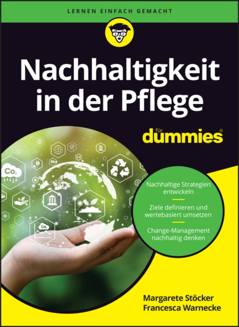 Book cover of: Nachhaltigkeit in der Pflege fur Dummies. By: M. Stöcker