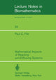 Book cover of: Mathematical Aspects of Reacting and Diffusing Systems