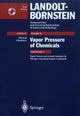 Book cover of: Vapor Pressure and Antoine Constants for Nitrogen Containing Organic Compounds