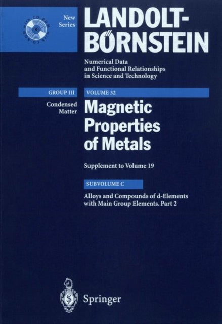 Book cover of: Alloys and Compounds of d-Elements with Main Group Elements. Part 2