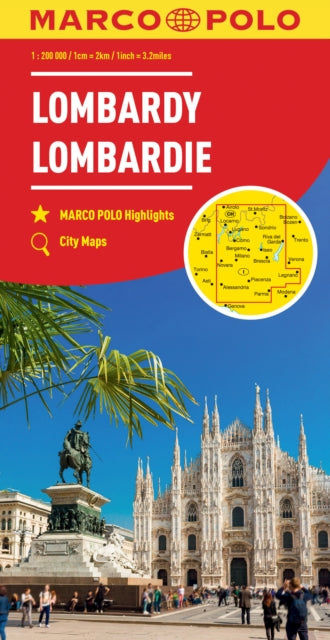 Book cover of: Lombardy Marco Polo Map (North Italian Lakes)