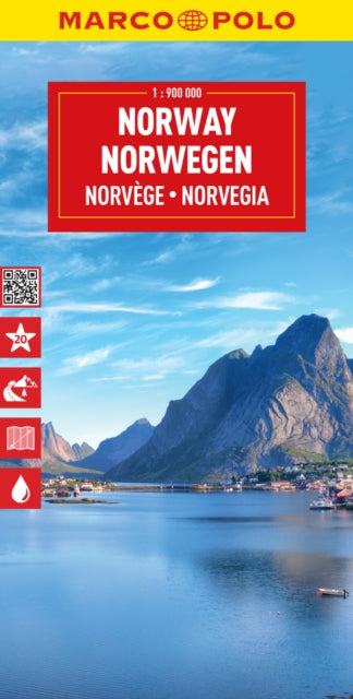Book cover of: Norway Marco Polo Map