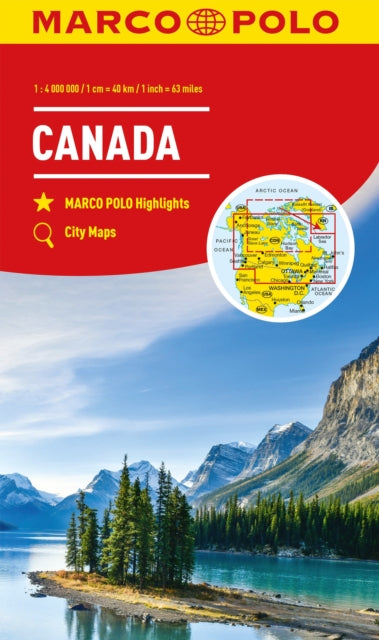 Book cover of: Canada Marco Polo Map