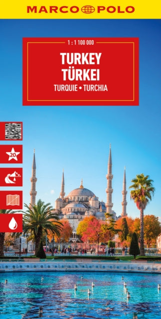 Book cover of: Turkey / Turkiye Marco Polo Map