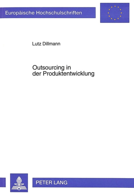 Book cover of: Outsourcing in der Produktentwicklung