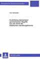 Book cover of: Ausbildung elementarer geometrischer Begriffe aus der Sicht der Aeblischen Handlungstheorie