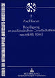 Book cover of: Beteiligung an auslaendischen Gesellschaften nach  8 b KStG