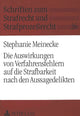 Book cover of: Die Auswirkungen von Verfahrensfehlern auf die Strafbarkeit nach den Aussagedelikten
