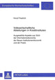 Book cover of: Volkswirtschaftliche Abteilungen in Kreditinstituten