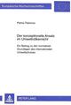 Book cover of: Der konzeptionelle Ansatz im Umweltvoelkerrecht