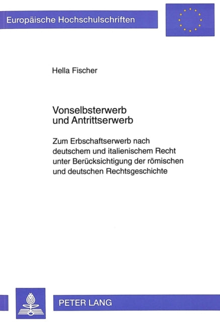 Book cover of: Vonselbsterwerb und Antrittserwerb