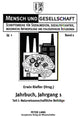 Book cover of: Jahrbuch fuer Sozialmedizin, Sozialpsychiatrie, medizinische Anthropologie und philosophische Reflexionen, Jahrgang 1. By: Erwin Riefler