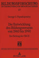 Book cover of: Die Entwicklung des Bildungswesens von 1960 bis 1990