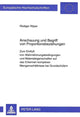 Book cover of: Anschauung und Begriff von Proportionsbeziehungen
