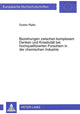 Book cover of: Beziehungen zwischen komplexem Denken und Kreativitaet bei hochqualifizierten Forschern in der chemischen Industrie
