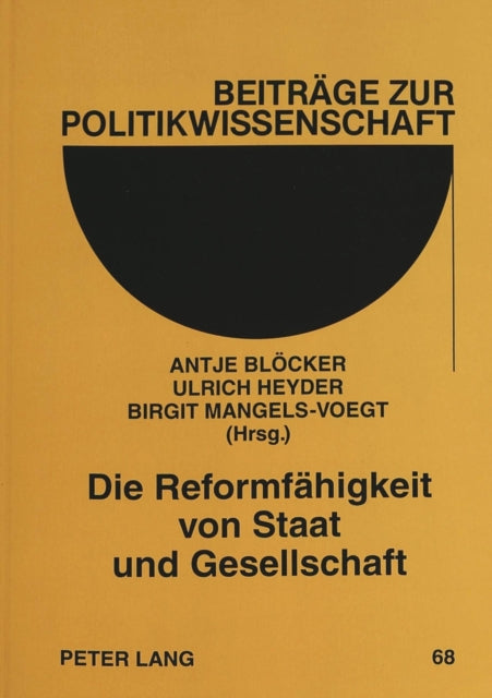 Book cover of: Die Reformfaehigkeit von Staat und Gesellschaft