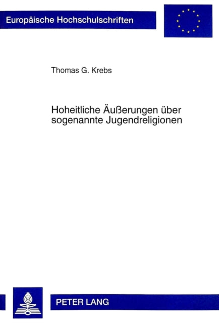 Book cover of: Hoheitliche Aeußerungen Ueber Sogenannte Jugendreligionen