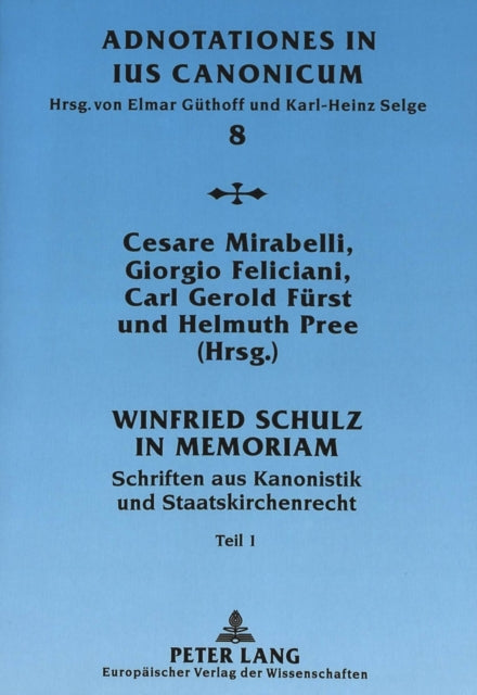 Book cover of: Winfried Schulz in memoriam