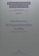 Book cover of: Die Finanzsektorreform in Afrika. By: Modibo Khane Camara