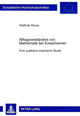 Book cover of: Alltagsverstaendnis von Mathematik bei Erwachsenen